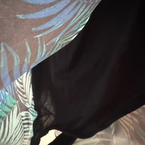 EUC Tropical Leaf Print Patterned Women's Shorts L Large - Picture 6 of 7